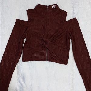 Long Sleeve Crop Top